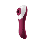 Satisfyer luchtdruk vibrator – G-spot vibrator – Dual Crush - Invoegbare Dubbele Luchtdruk Vibrator - Wijnrood Satisfyer - Image 5
