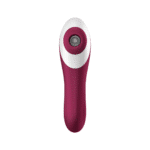 Satisfyer luchtdruk vibrator – G-spot vibrator – Dual Crush - Invoegbare Dubbele Luchtdruk Vibrator - Wijnrood Satisfyer - Image 3