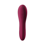 Satisfyer luchtdruk vibrator – G-spot vibrator – Dual Crush - Invoegbare Dubbele Luchtdruk Vibrator - Wijnrood Satisfyer - Image 4