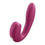 Satisfyer luchtdruk vibrator – Dubbele vibrator – Sunray - Insteekbare Dubbele Luchtpuls Vibrator - Berry Satisfyer - Image 3