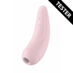 Satisfyer luchtdruk vibrator – Clitoris stimulator – Curvy 2Plus - Air Pulse Stimulator en Vibratie Satisfyer Tester