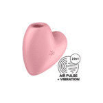 Satisfyer luchtdruk vibrator – Clitoris stimulator – Cutie Heart - Air Pulse Stimulator en Vibratie - Licht Satisfyer - Image 5