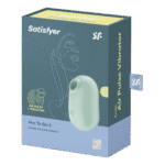 Satisfyer luchtdruk vibrator – Dubbele vibrator – Pro to Go 2 - Double Air Pulse Vibrator - Mint Satisfyer