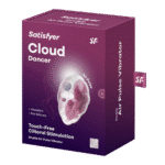 Satisfyer luchtdruk vibrator – App bestuurbare vibrator – Cloud Dancer - Rode Print Satisfyer