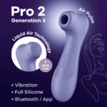 Satisfyer luchtdruk vibrator – Clitoris stimulator – Pro 2 Generatie 3 - Double Air Pulse Vibrator - Liquid Air en Connect App - Wijnrood Satisfyer - Image 18