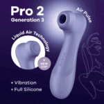 Satisfyer luchtdruk vibrator – Clitoris stimulator – Pro 2 Generatie 3 - Double Air Pulse Vibrator - Liquid Air - Wijnrood Satisfyer - Image 18
