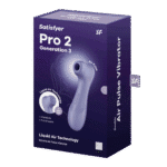 Satisfyer luchtdruk vibrator – Clitoris stimulator – Pro 2 Generatie 3 - Double Air Pulse Vibrator - Liquid Air - Wijnrood Satisfyer - Image 13