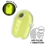 Satisfyer luchtdruk vibrator – Dubbele vibrator – Glowing Ghost - Glow in the Dark - Dubbele Air Pulse Vibrator Satisfyer - Image 11