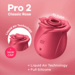 Satisfyer luchtdruk vibrator – Clitoris stimulator – Pro 2 - Classic Rose - Air Pulse Vibrator Satisfyer - Image 5