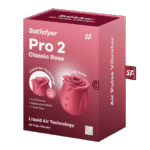 Satisfyer luchtdruk vibrator – Clitoris stimulator – Pro 2 - Classic Rose - Air Pulse Vibrator Satisfyer