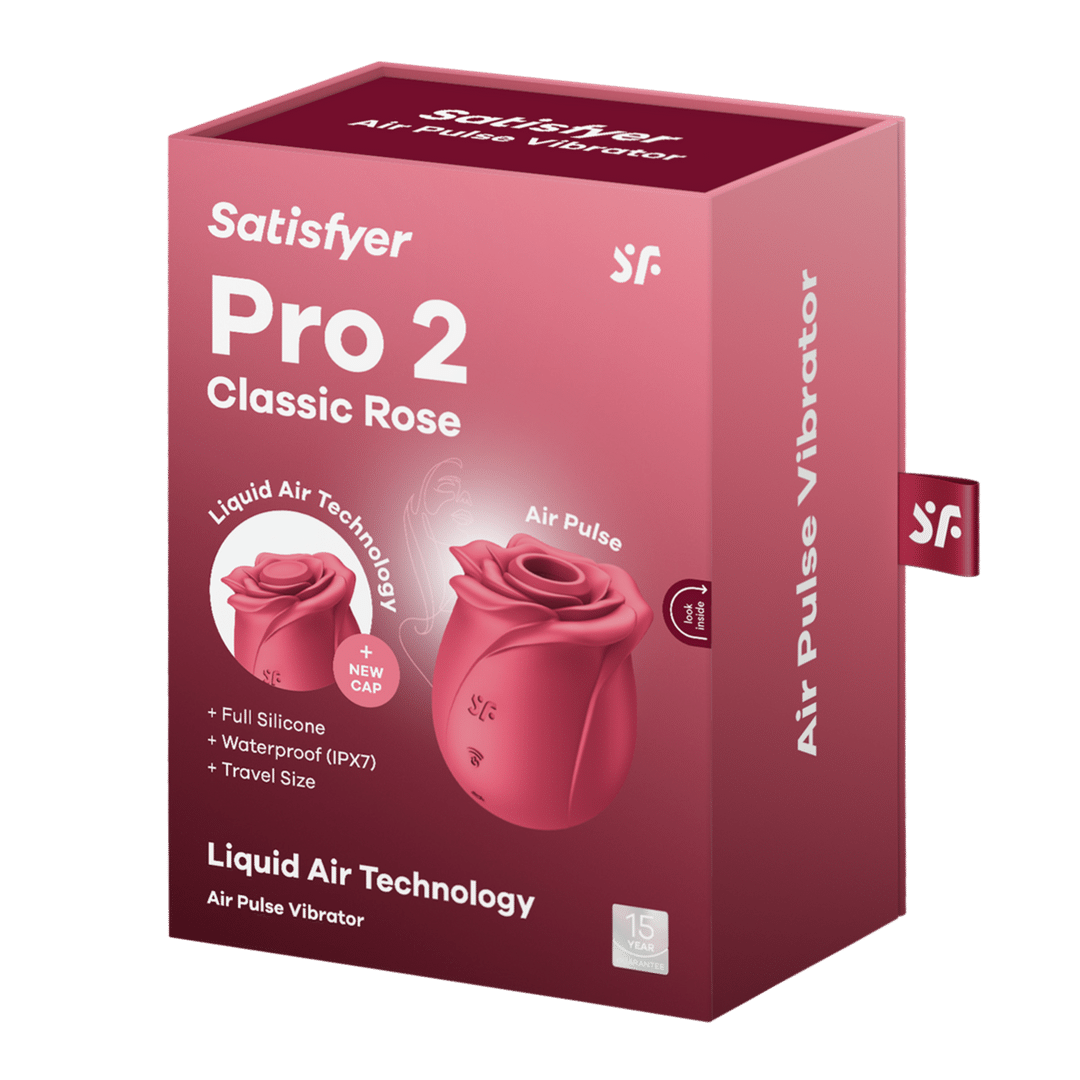 4065854-2 Satisfyer luchtdruk vibrator – Clitoris stimulator – Pro 2 - Classic Rose - Air Pulse Vibrator Satisfyer - Image 1