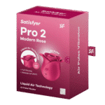 Satisfyer luchtdruk vibrator – Clitoris stimulator – Pro 2 - Modern Rose - Air Pulse Vibrator Satisfyer
