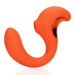 Luchtdruk vibrator – G-spot vibrator – G-Spot Vibrator met Clitorale Pulse Wave - Untamed Orange Loveline by Shots - Image 5