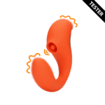 Luchtdruk vibrator – G-spot vibrator – G-Spot Vibrator met Clitorale Pulse Wave - Untamed Orange Loveline by Shots - Image 12