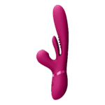 Luchtdruk vibrator – G-spot vibrator – Kura - Duwende G-Spot Vibrator met Flapper Tong en Pulse Wave Stimulator VIVE by Shots - Image 4
