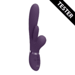 Luchtdruk vibrator – G-spot vibrator – Kura - Duwende G-Spot Vibrator met Flapper Tong en Pulse Wave Stimulator VIVE by Shots - Image 13