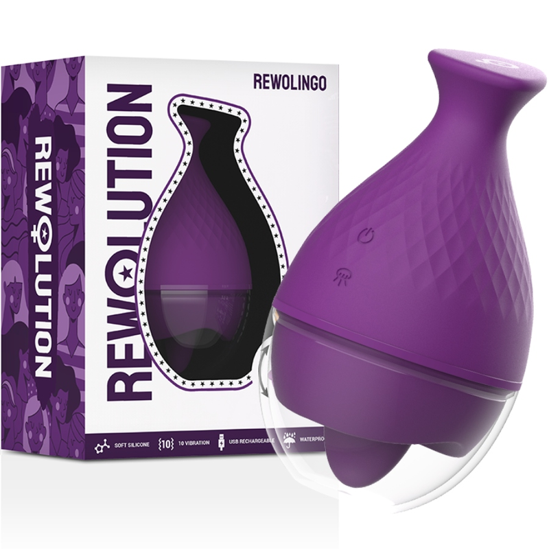 REWOLUTION Rewolingo vibrator met tong