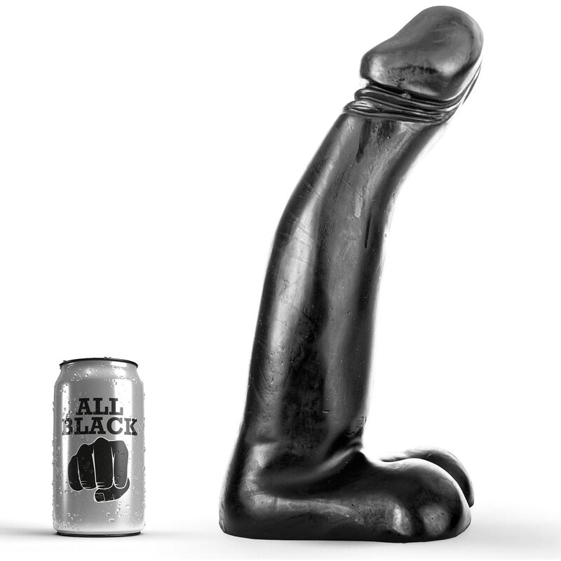 ALL BLACK realistische dildo