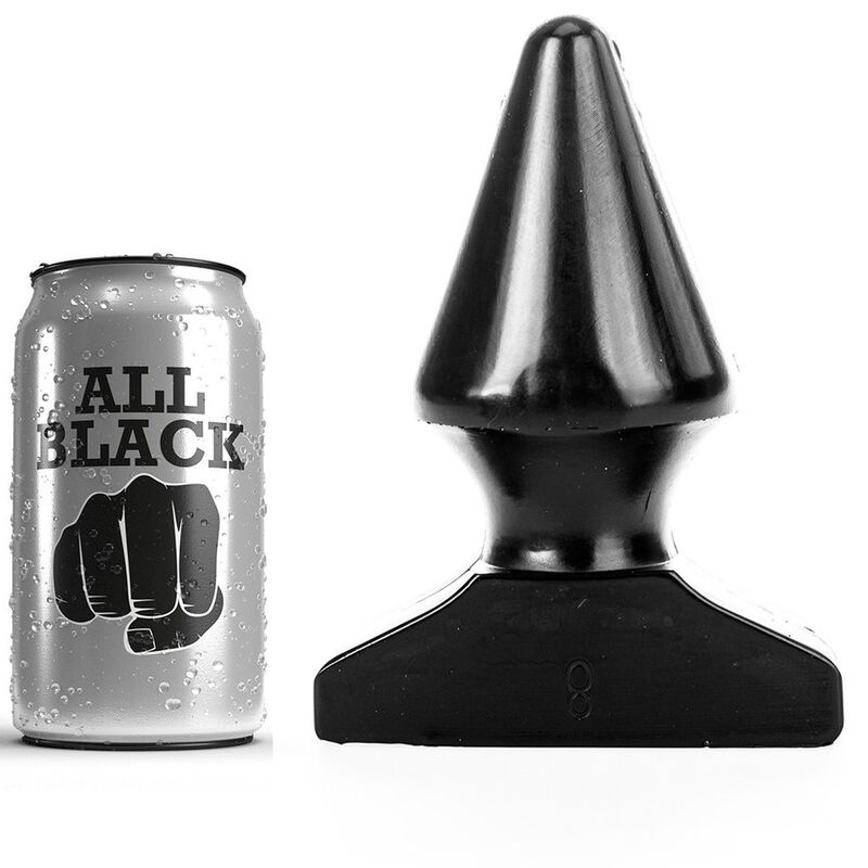 ALL BLACK anaalplug 17 cm