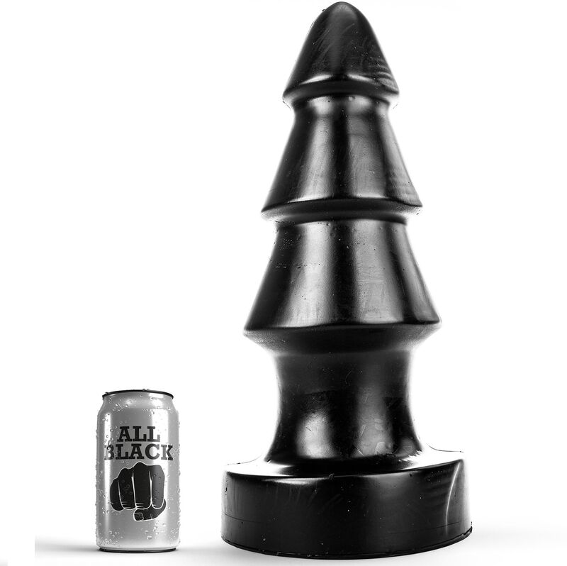 ALL BLACK Desafío anal plug 40 cm