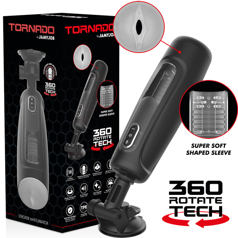 Jamyjob Tornado 360 Rotate Tech stroker