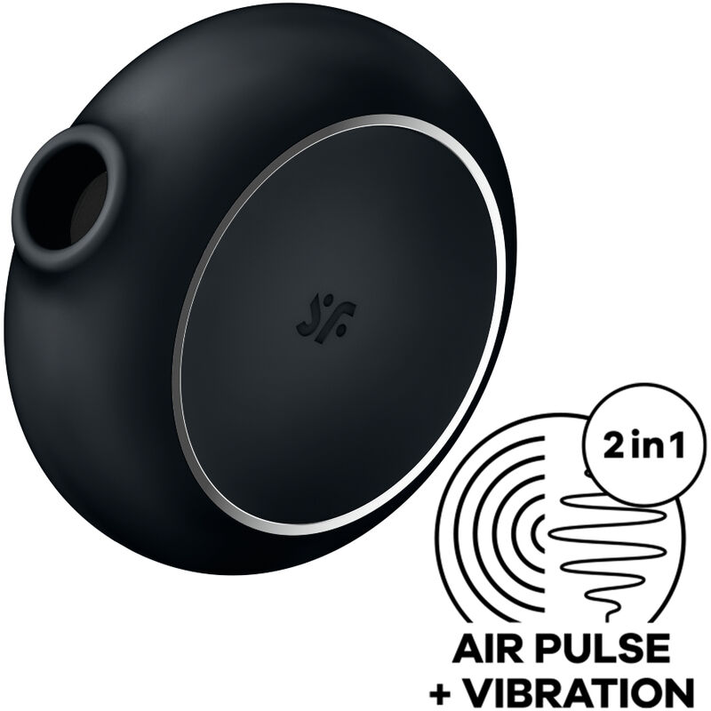 Clitorisvibrator met dubbele Air Pulse en vibratiemix voor onderweg SATISFYER