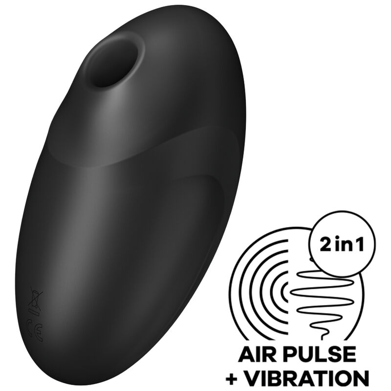 Clitorisvibrator en luchtdrukstimulator met vibratie, waterdicht, siliconen SATISFYER