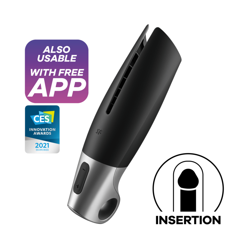 Satisfyer Power Masturbator, zwart