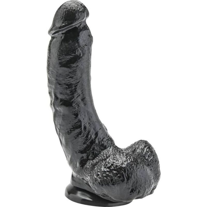 GET REAL realistische dildo met ballen, zwart