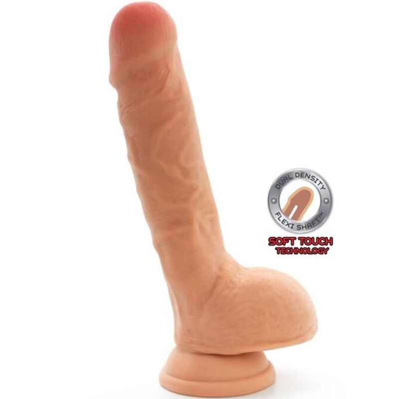 GET REAL dual density dildo met ballen