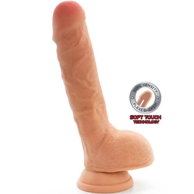 GET REAL Dual Density dildo met ballen
