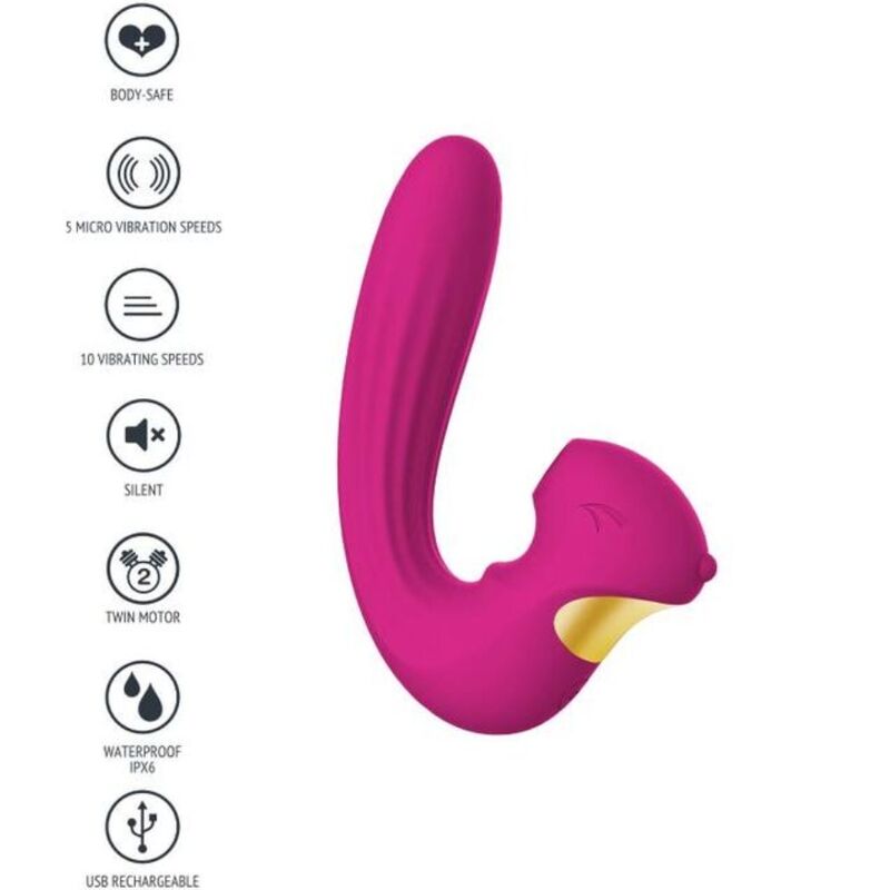 XOCOON Celestial Love vibrator, fuchsia