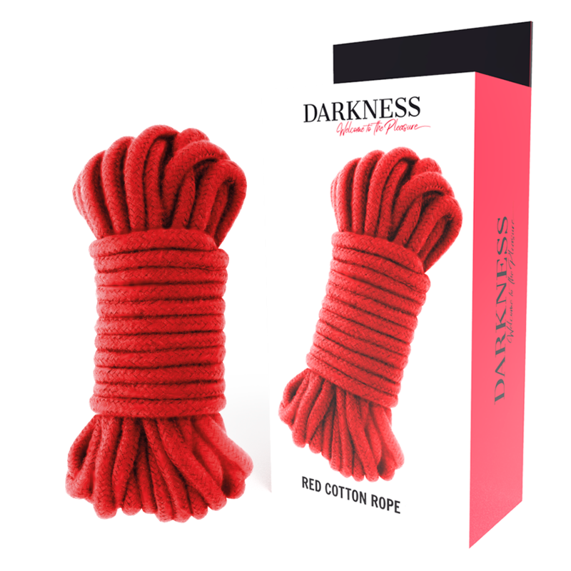 DARKNESS Japanse bondagekoord 20 meter rood
