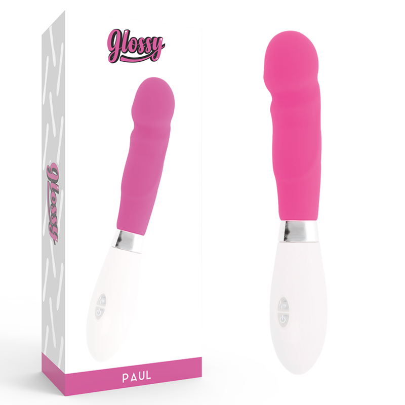 GLOSSY Paul vibrator roze