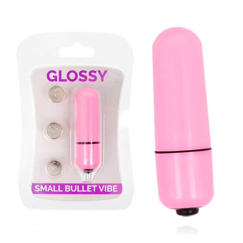 GLOSSY Small Bullet vibrator Deep Rose