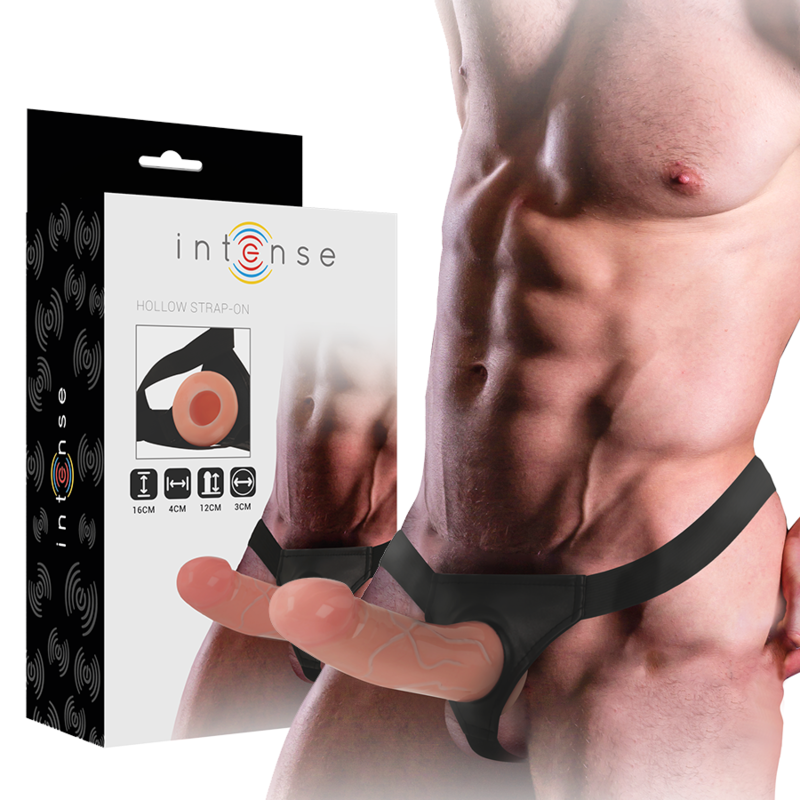 INTENSE holle harness met dildo