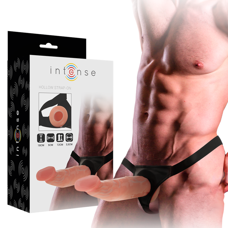 INTENSE hollow harness met dildo