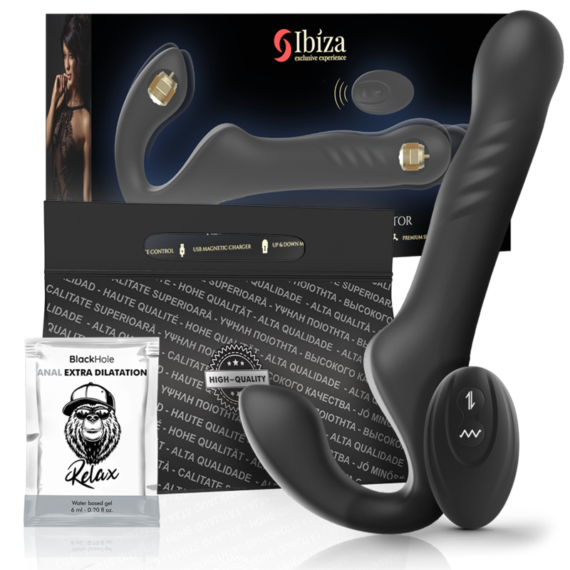 Ibiza Strapless Vibrator Met Afstandsbediening Op En Neer