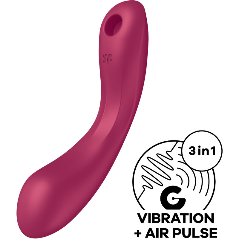 Satisfyer drukgolfvibrator, grijs