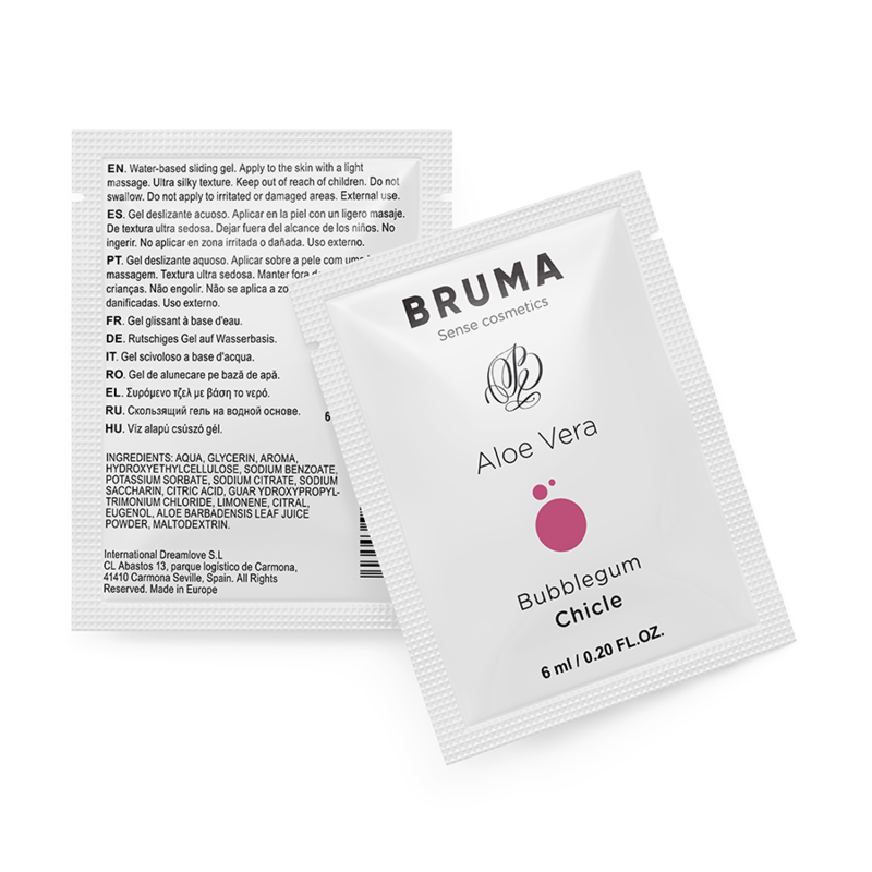 BRUMA Aloe Vera glijgel met bubblegumsmaak