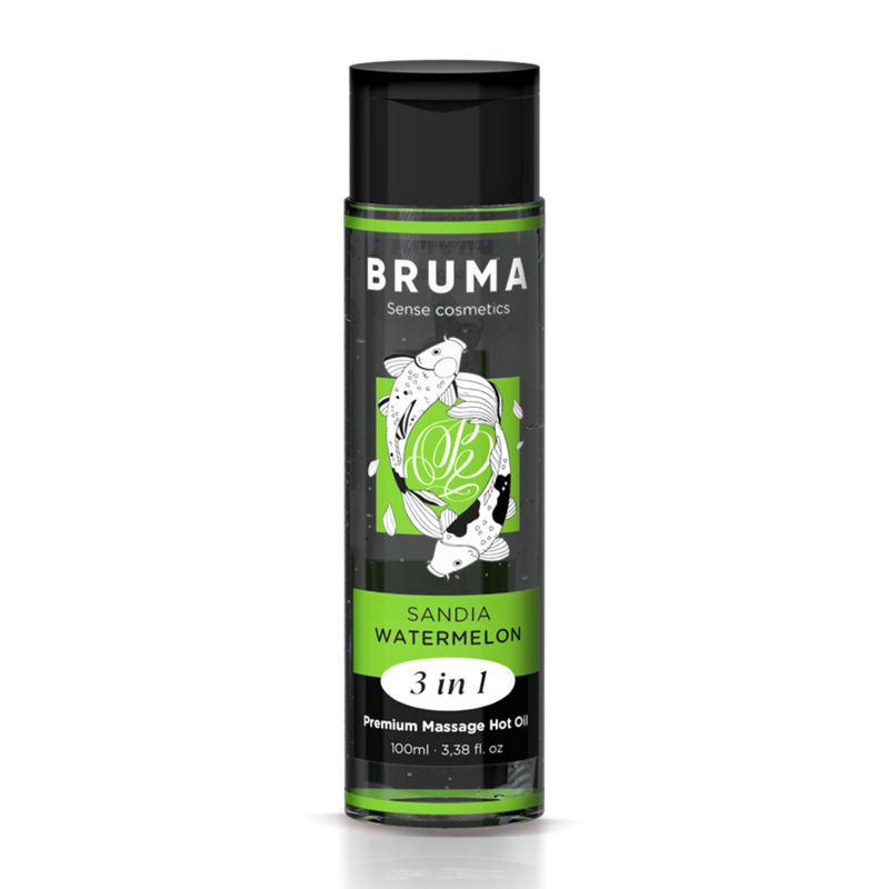 BRUMA massageolie met warmte, watermeloen