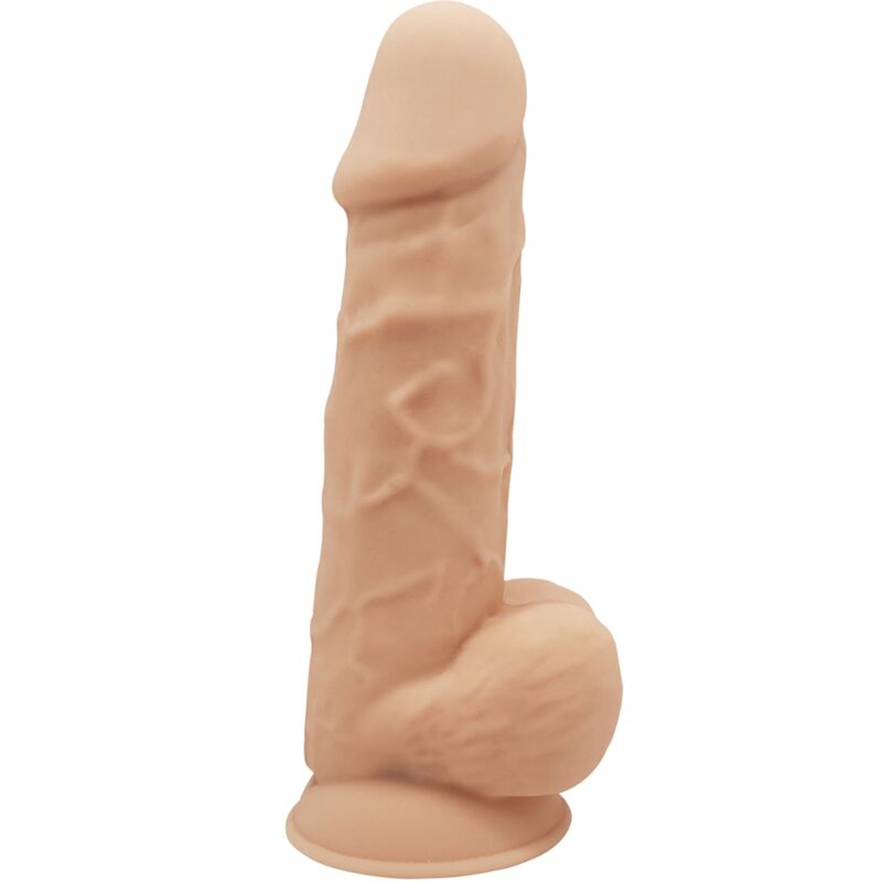Realistische siliconen vibrator van 21,5 cm met afstandsbediening en zuignap SILEXD