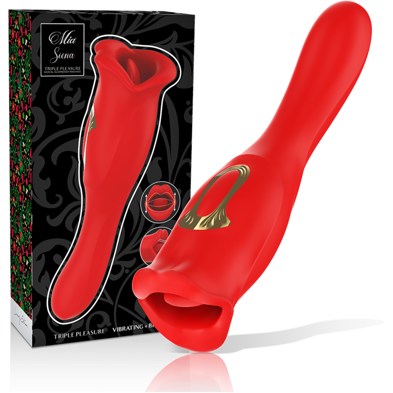 MIA Siena stimulator met vibratie en bijtstanden