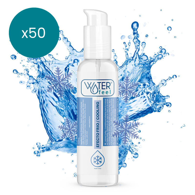 Verkoelende glijgel 150 ml met verfrissend effect voor intiem gebruik, WATERFEEL