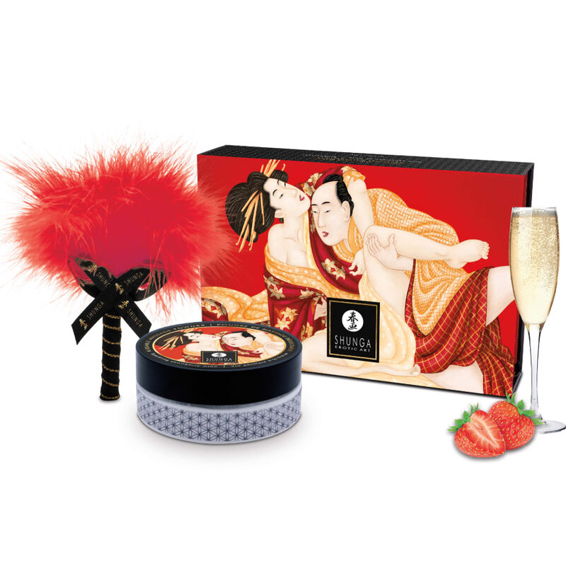 SHUNGA aardbeienpoeder voor massage