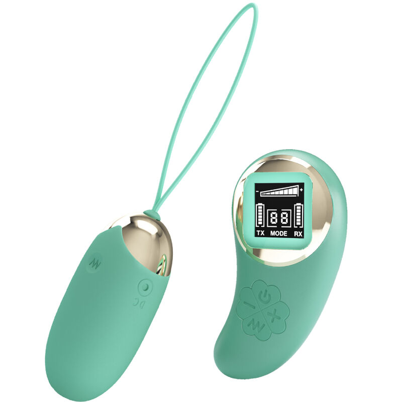 Pretty Love groen vibrerend ei met afstandsbediening