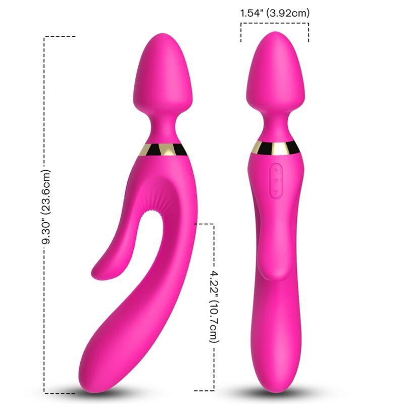 ARMONY Rabbit massager en vibrator fuchsia