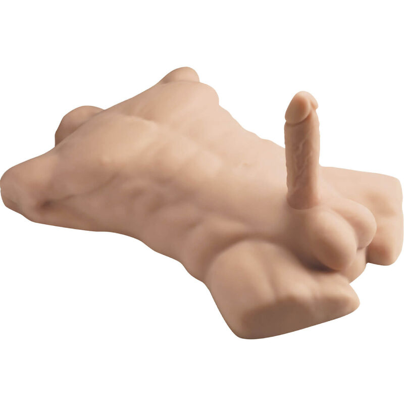 Realistische mannentorso voor intens realistische stimulatie SILEXD