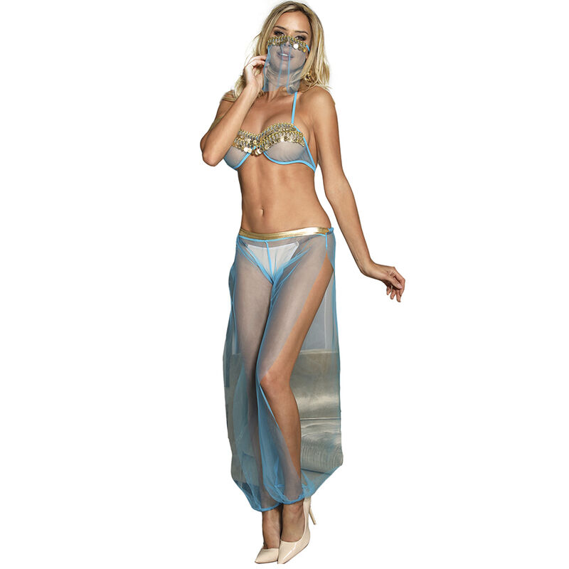 SUBBLIME India Style lingerieset, blauw, L/XL