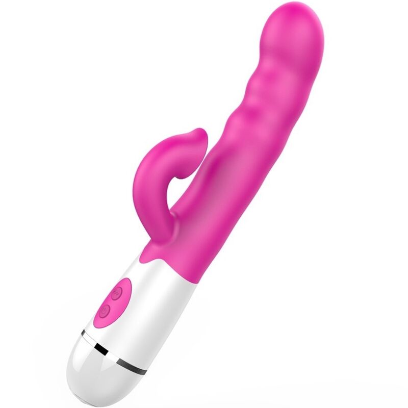 Multifunctionele vibrator met tongstimulatie en 16 standen in roze ARMONY